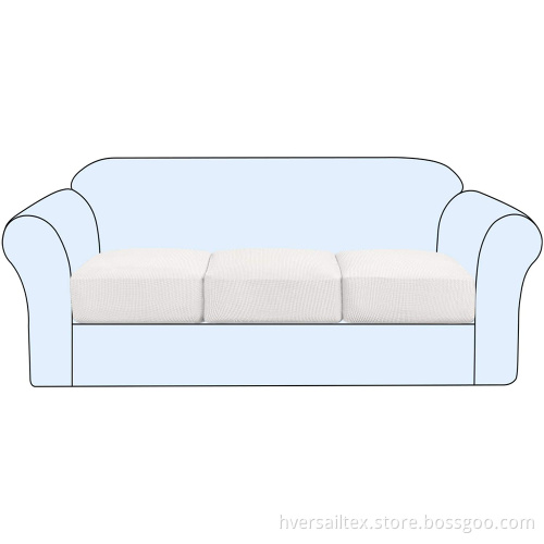 Jacquard Textured Loveseat Couch Cushion Slipcovers